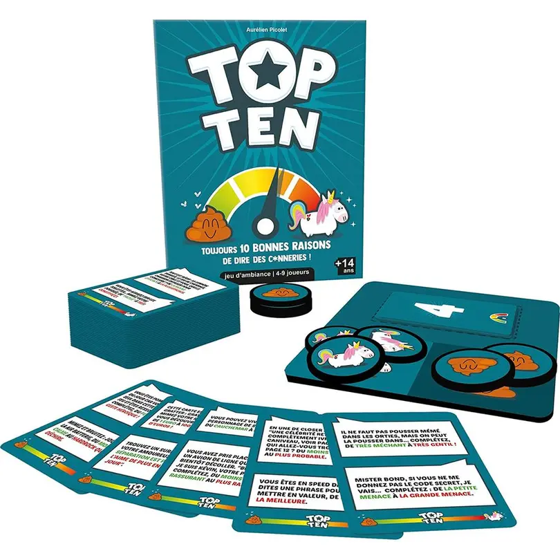 Kartenspiel Top Ten