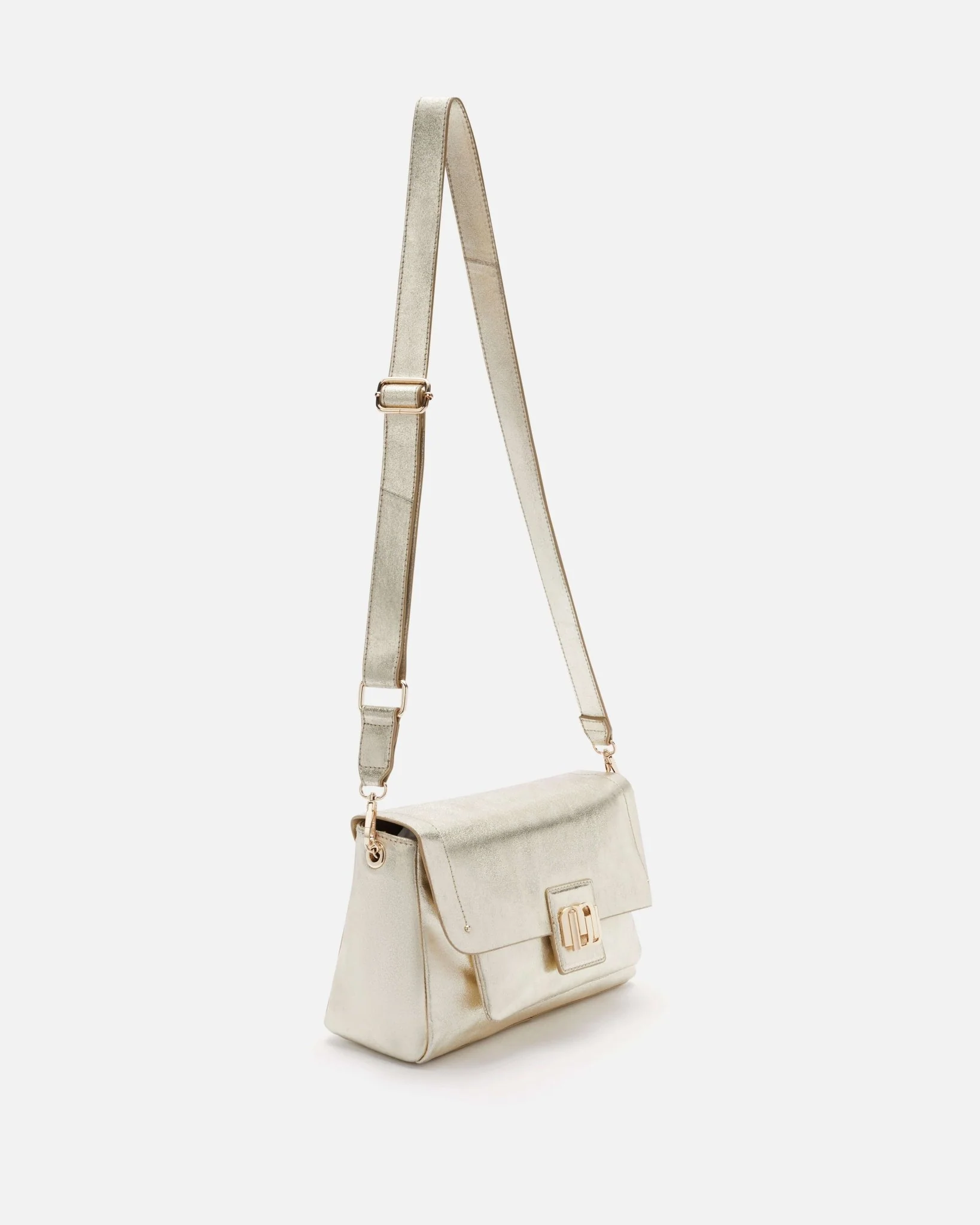 SAC CUIR ALICIA/MET DOREE