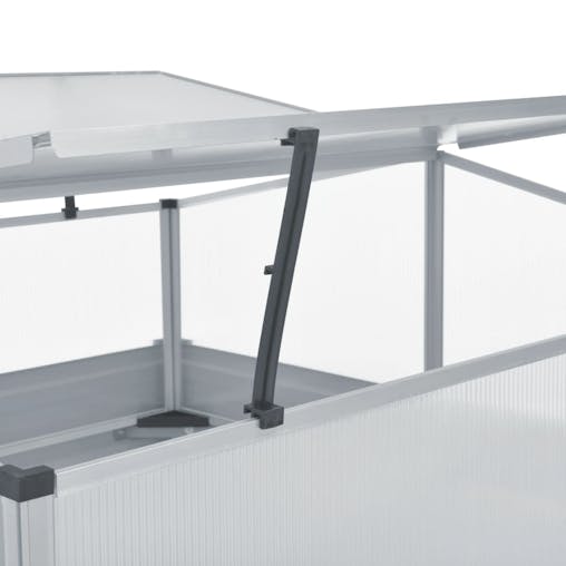 NNEVL Greenhouse Green 100x100x77 cm Galvanised Steel