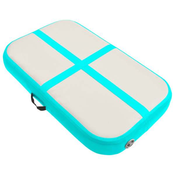 Mata gimnastyczna Zielony 60 x 100 x 10 cm PVC vidaXL