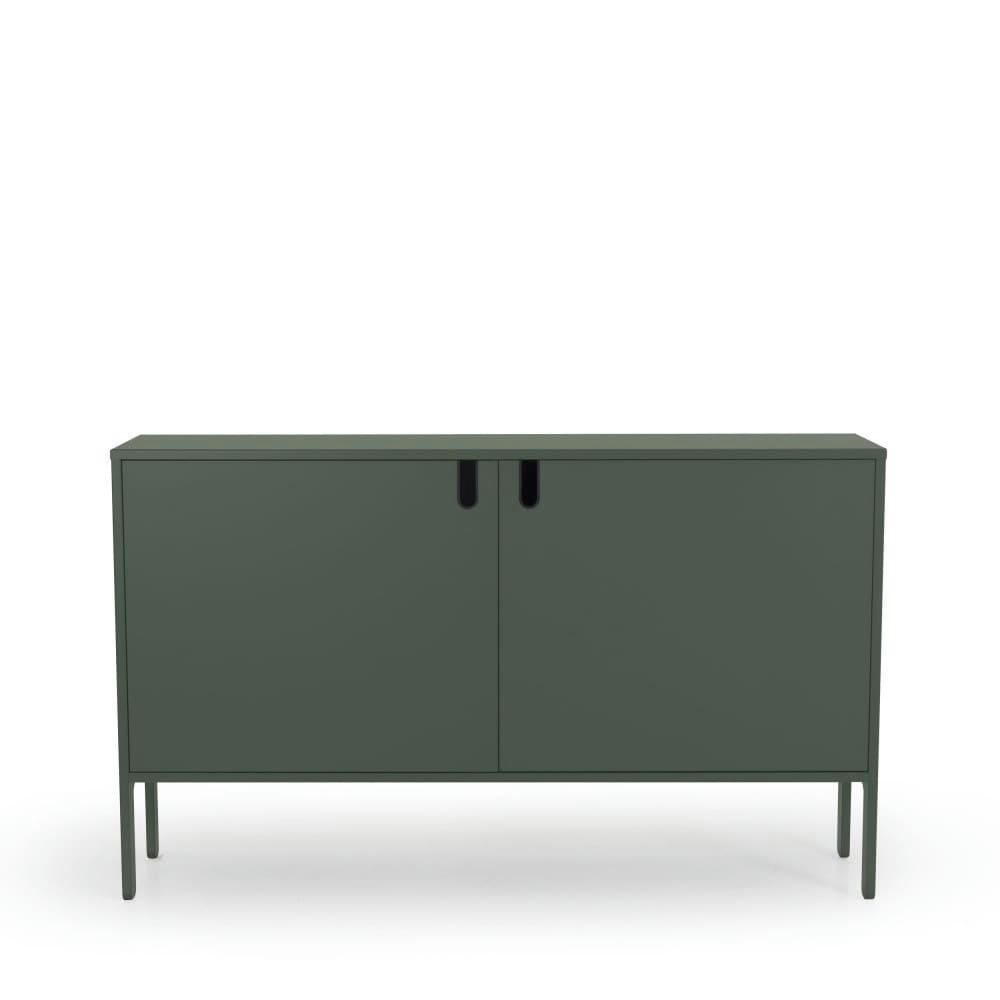 UNO - Buffet en bois 2 portes L148cm vert kaki