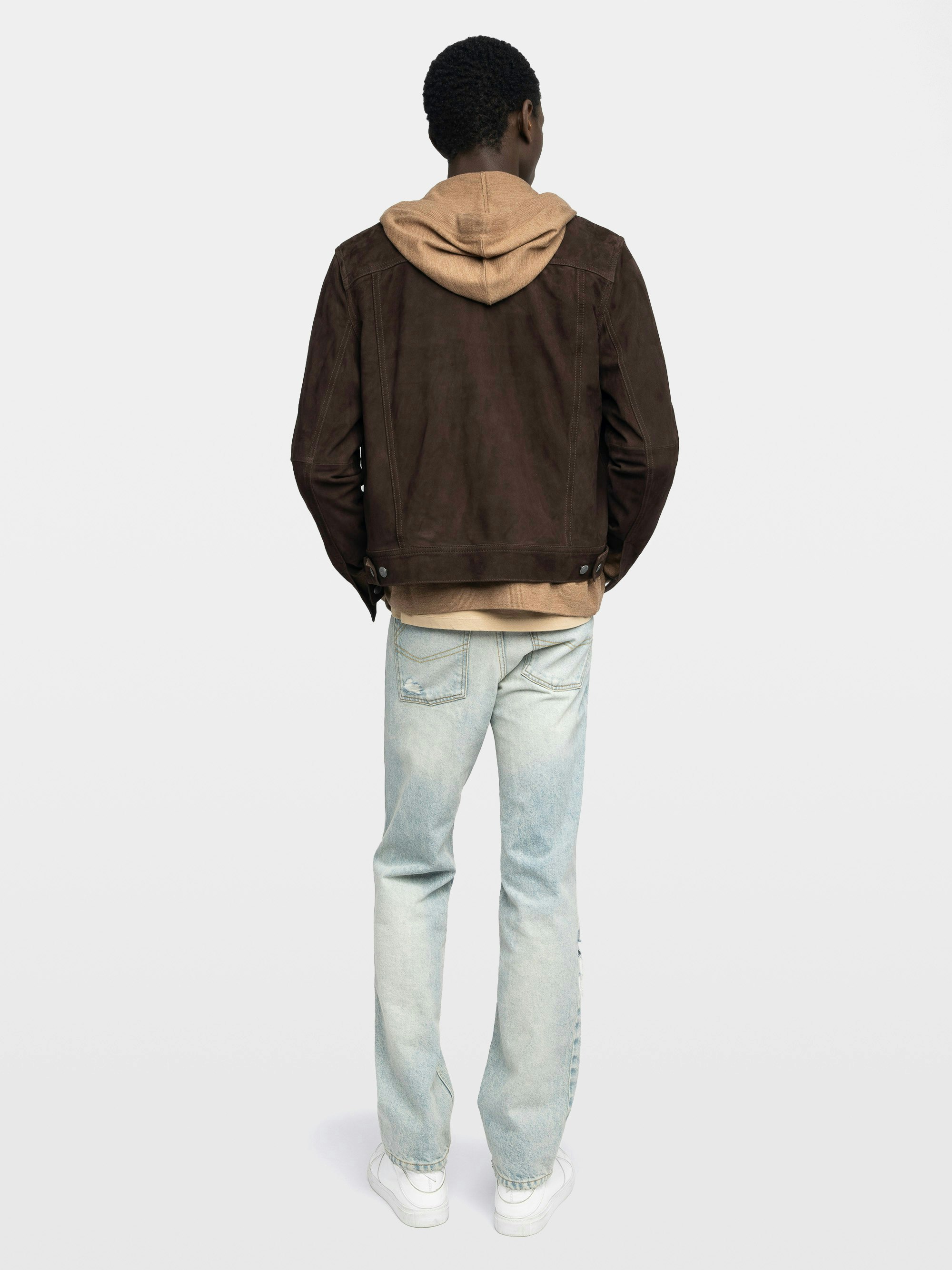 Veste Bases Cuir Suede