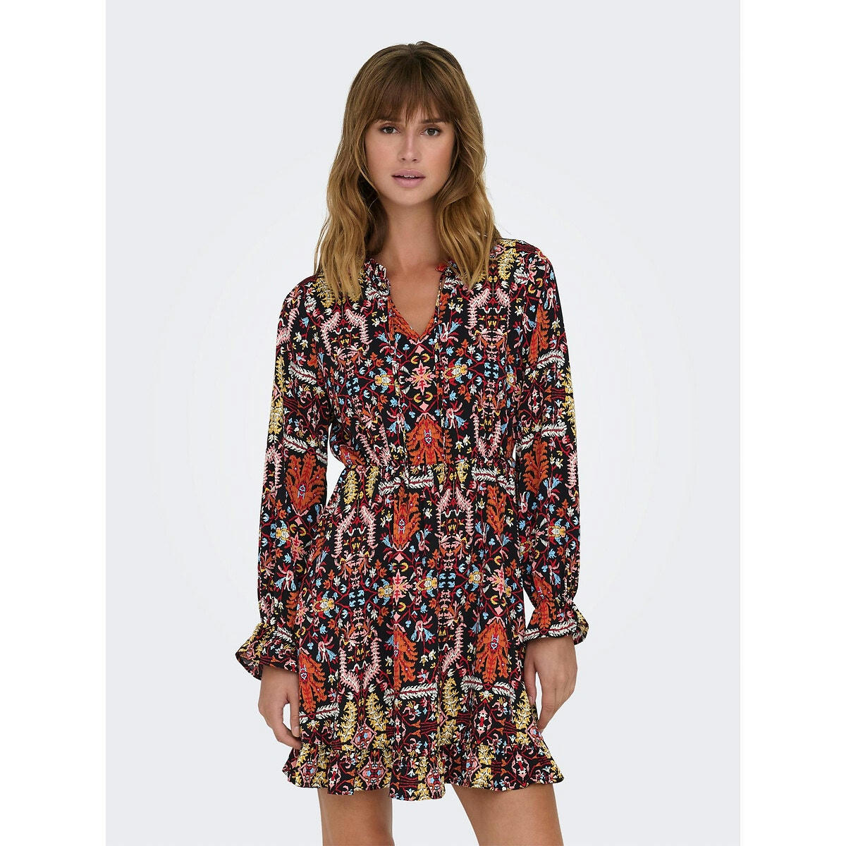 Robe courte imprimée