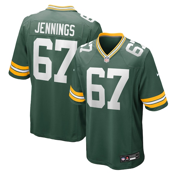 Donovan Jennings Green Bay Packers Nike Team Game Jersey -  Green