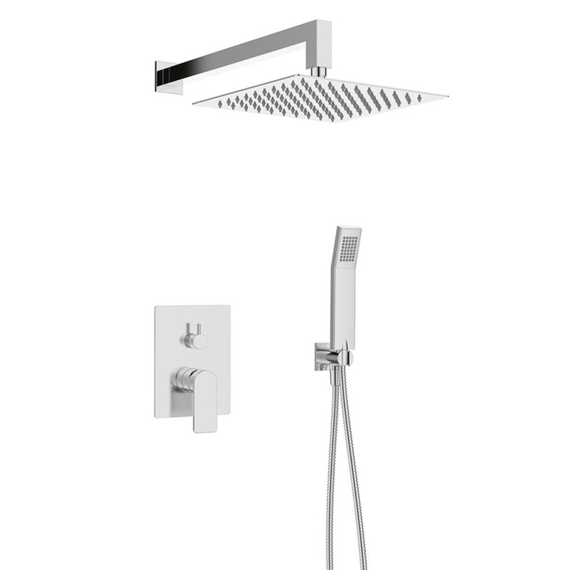 Set de douche à encastrer Wall chrome ROUSSEAU