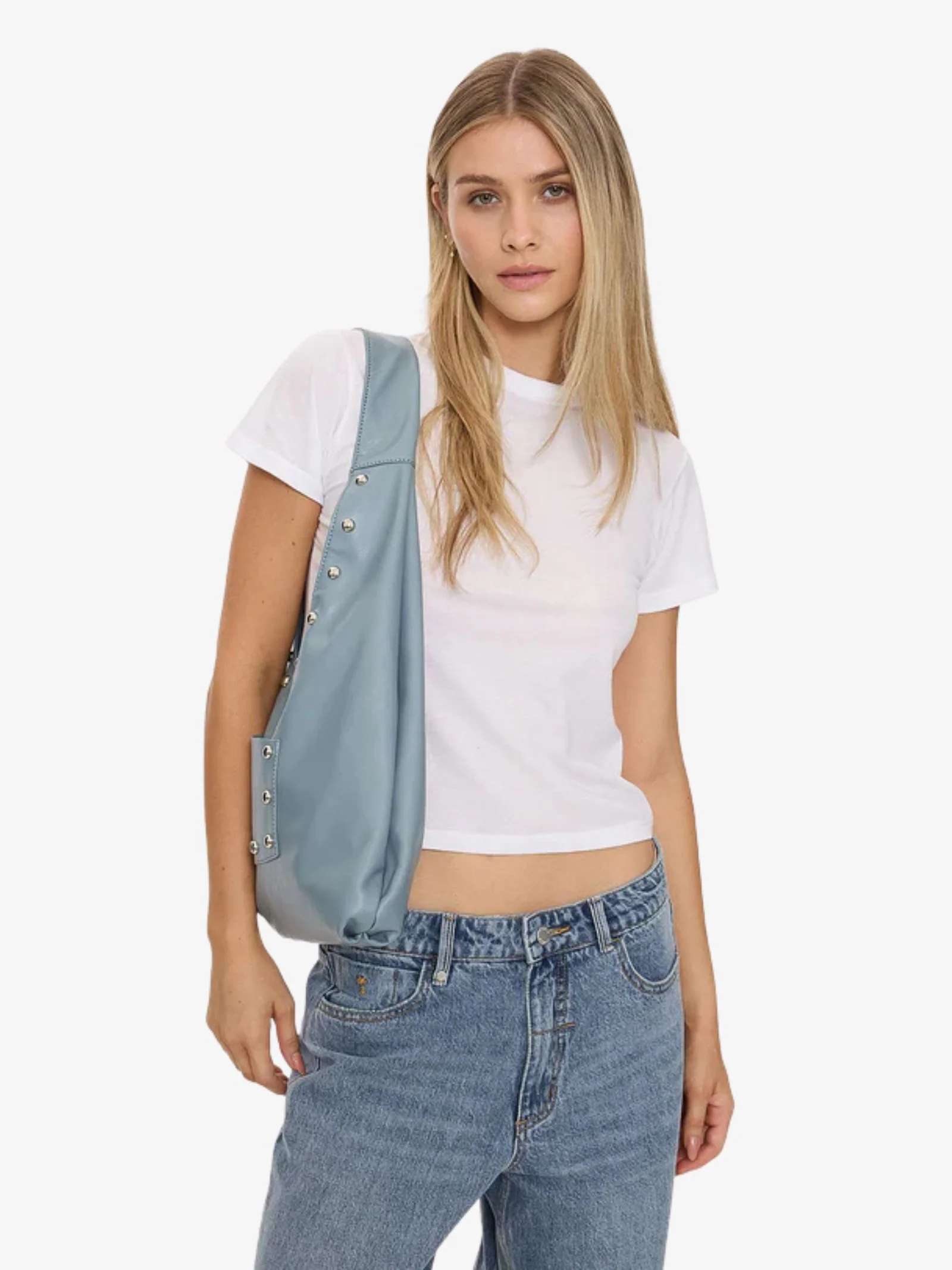 Wish Me Luck Studded Shoulder Bag
