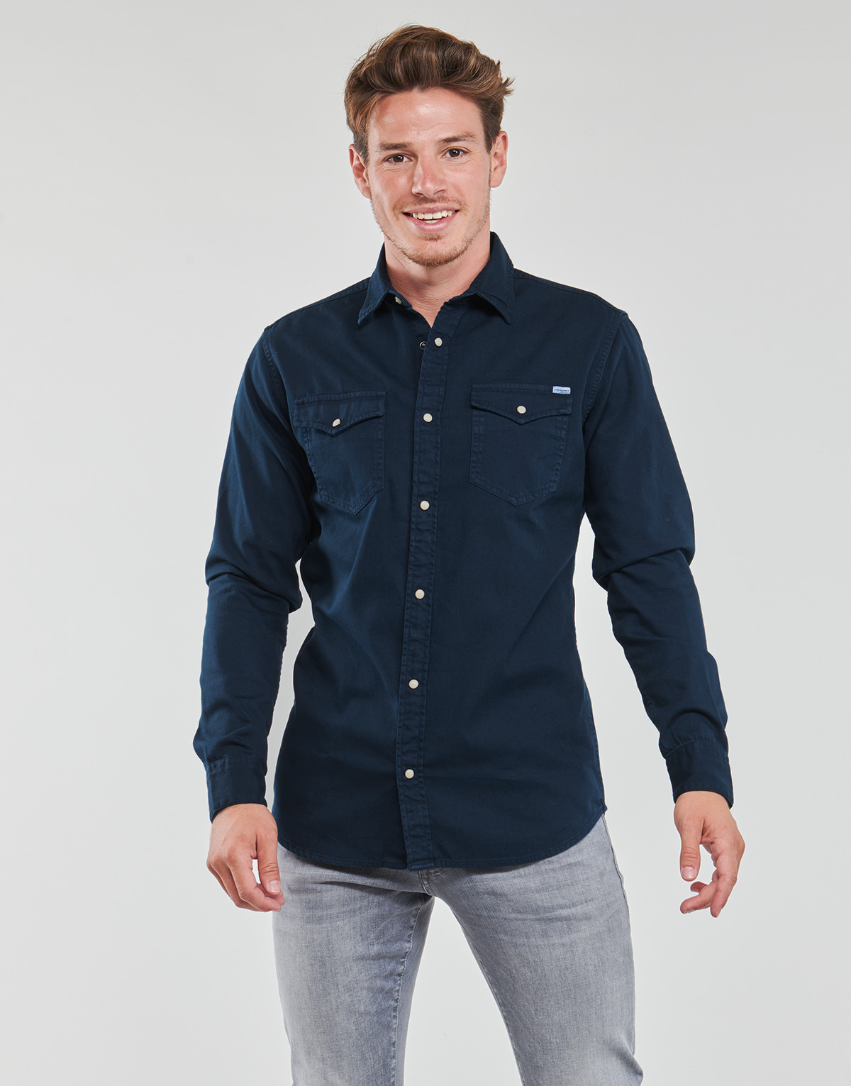 Jack & Jones - JJESHERIDAN SHIRT - Marine