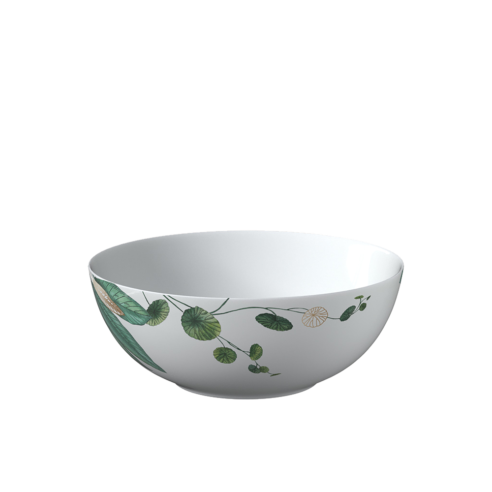 Avarua Serving Bowl - Multi-colored, 50.8 oz, Premium Bone Porcelain
