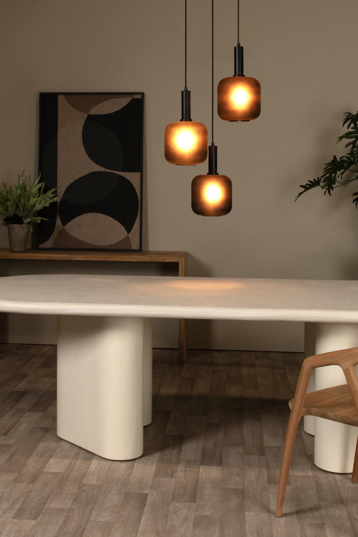 Lucide hanglamp ELOISE - 3xE27 - Zwart