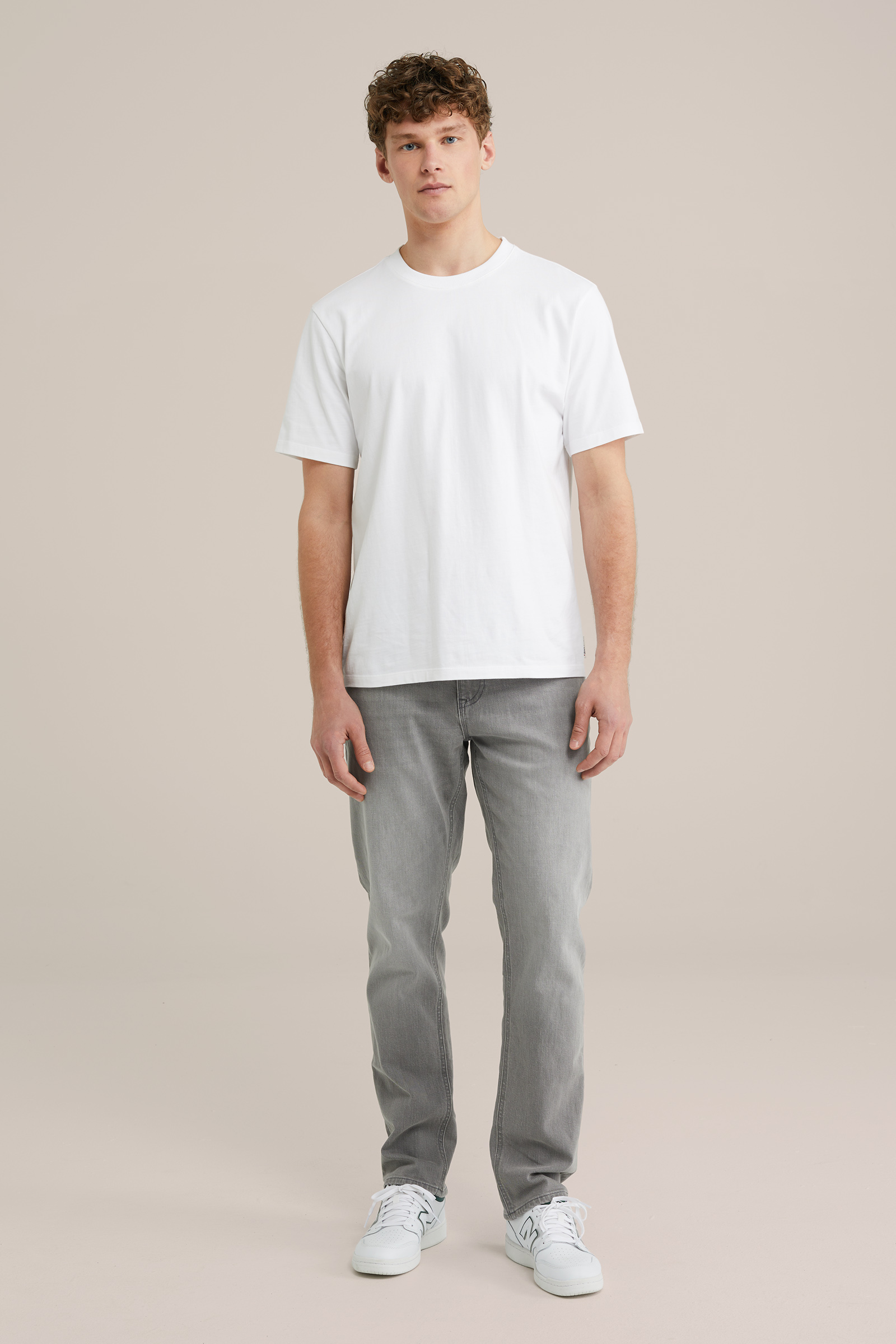 Heren regular fit jeans met comfort stretch