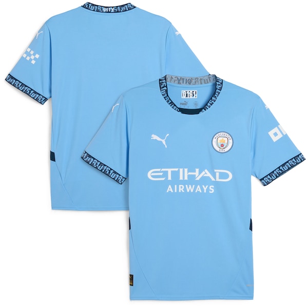 Manchester City Puma 2024/25 Home Replica Jersey - Light Blue