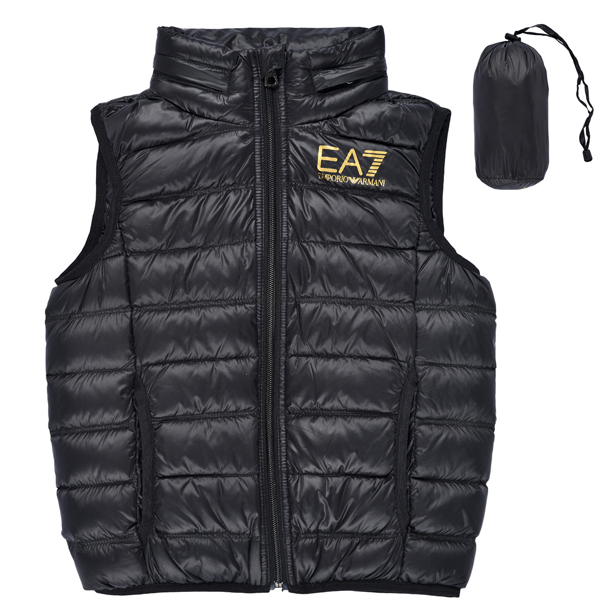 Emporio Armani EA7 - CORE ID DOWN WAISTCOAT - Black