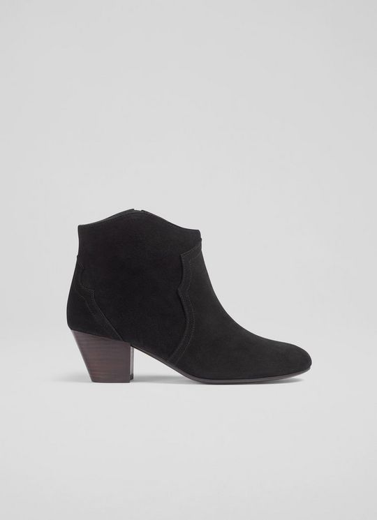 Leida Black Western Boot