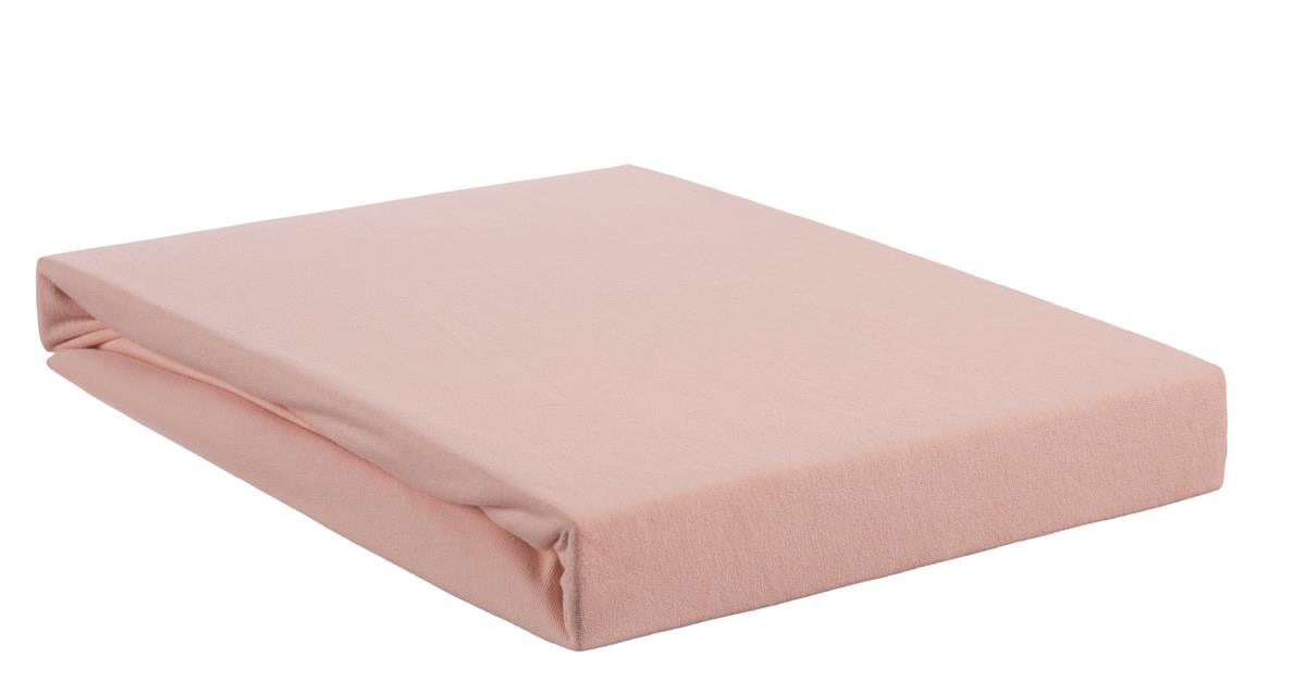 Beddinghouse - Jersey - 95% katoen - 5% lycra - Hoeslaken - 200x220 cm - Licht roze