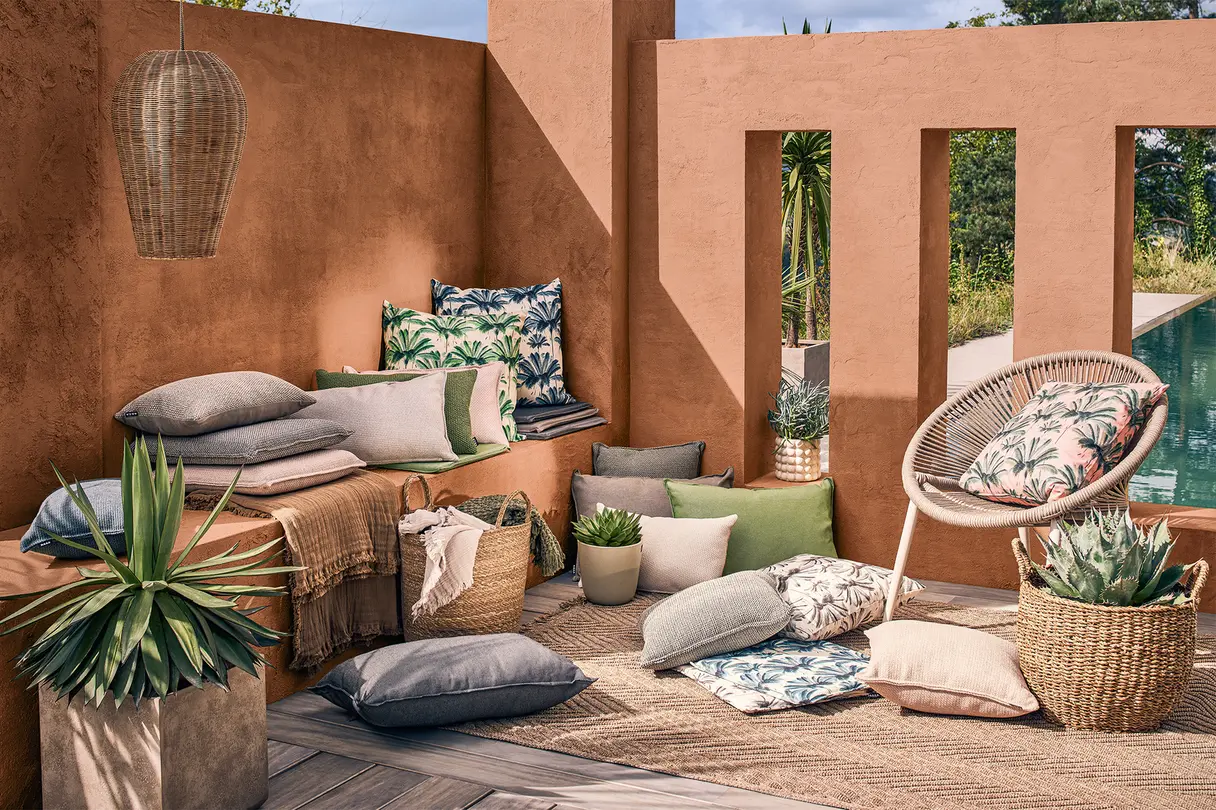 Zierkissen Outdoor-Caribe