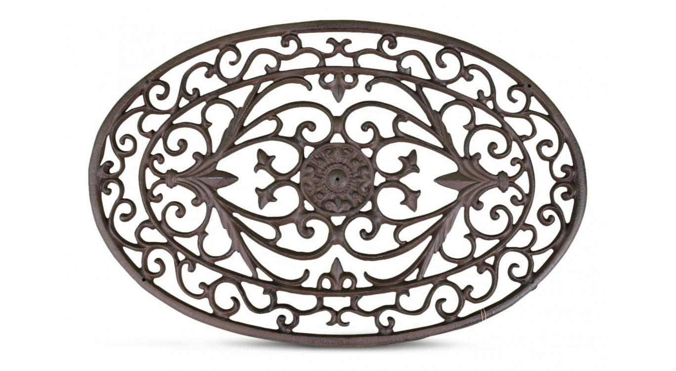 - Paillasson Lune Fonte Marron 61cm