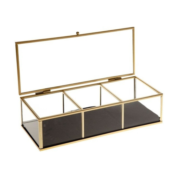 Szkatułka szklana na biżuterię BOX3 25 cm