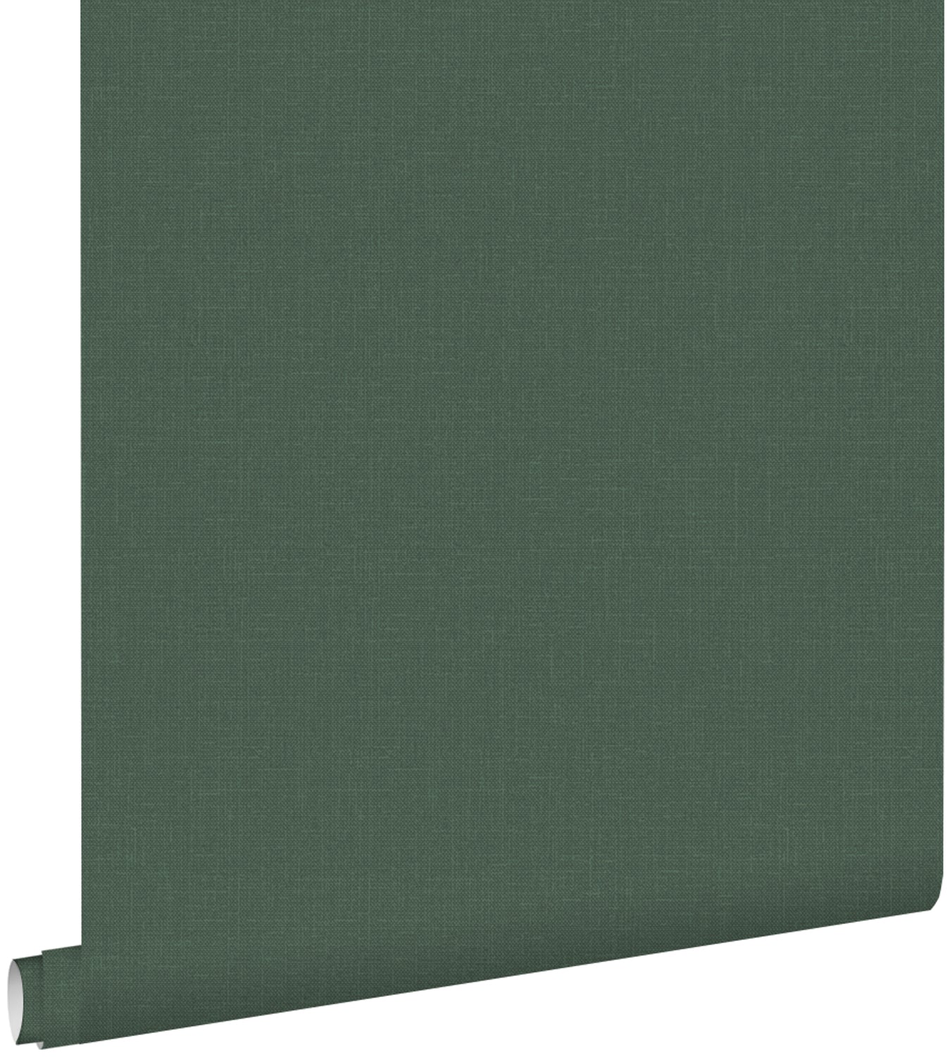 ESTAhome behang linnenstructuur vergrijsd groen - 53 cm x 10.05 m - 148748