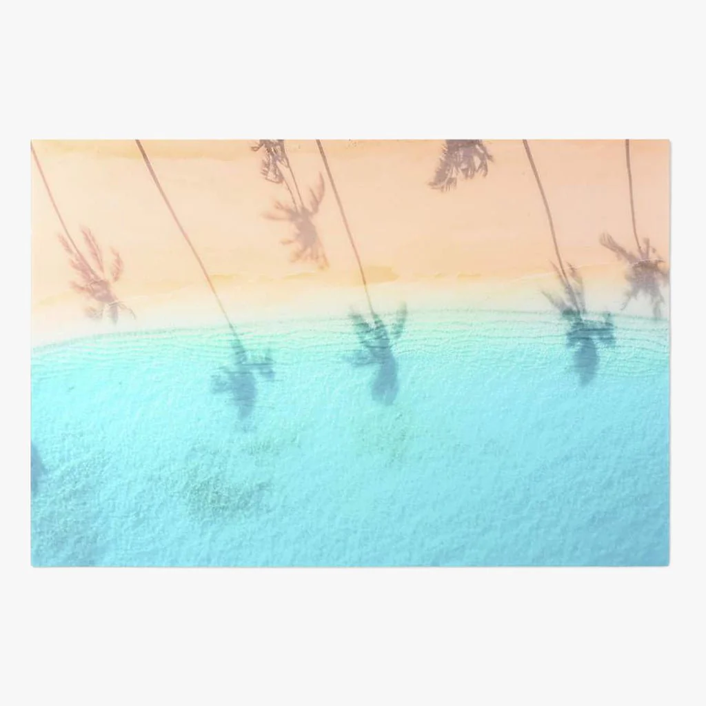 Quadro Vidro Palmeiras 150x100