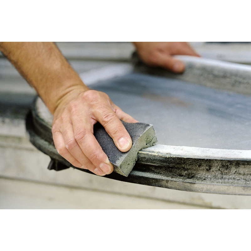 Eponge abrasive en mousse grain 80 et 120 WOLFCRAFT