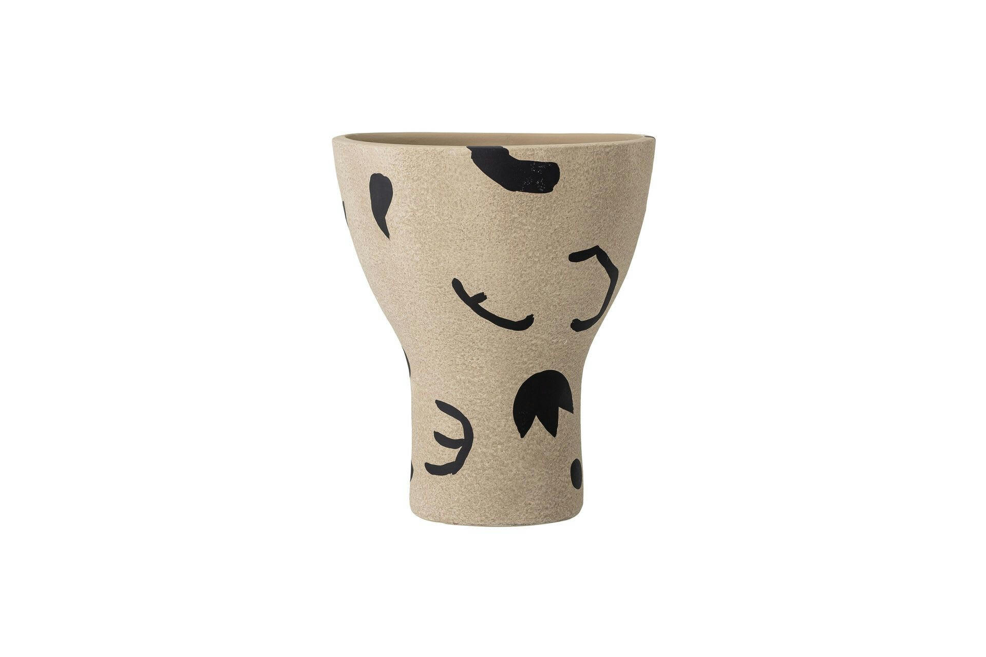 NANS - Vase à décorer en terre cuite beige H27cm