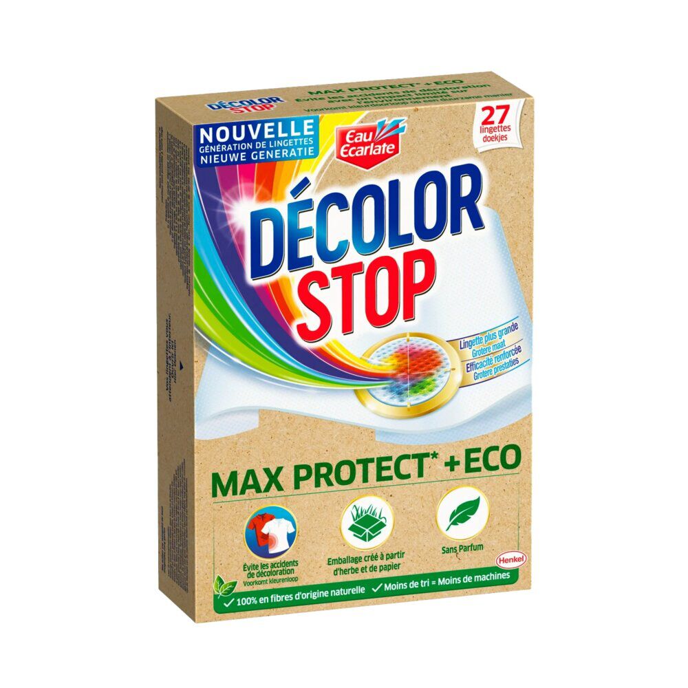 Lingettes anti-décoloration Decolor Stop Max Protect 27 feuilles