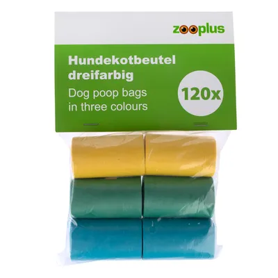 Dog Waste Bag Tricoloured