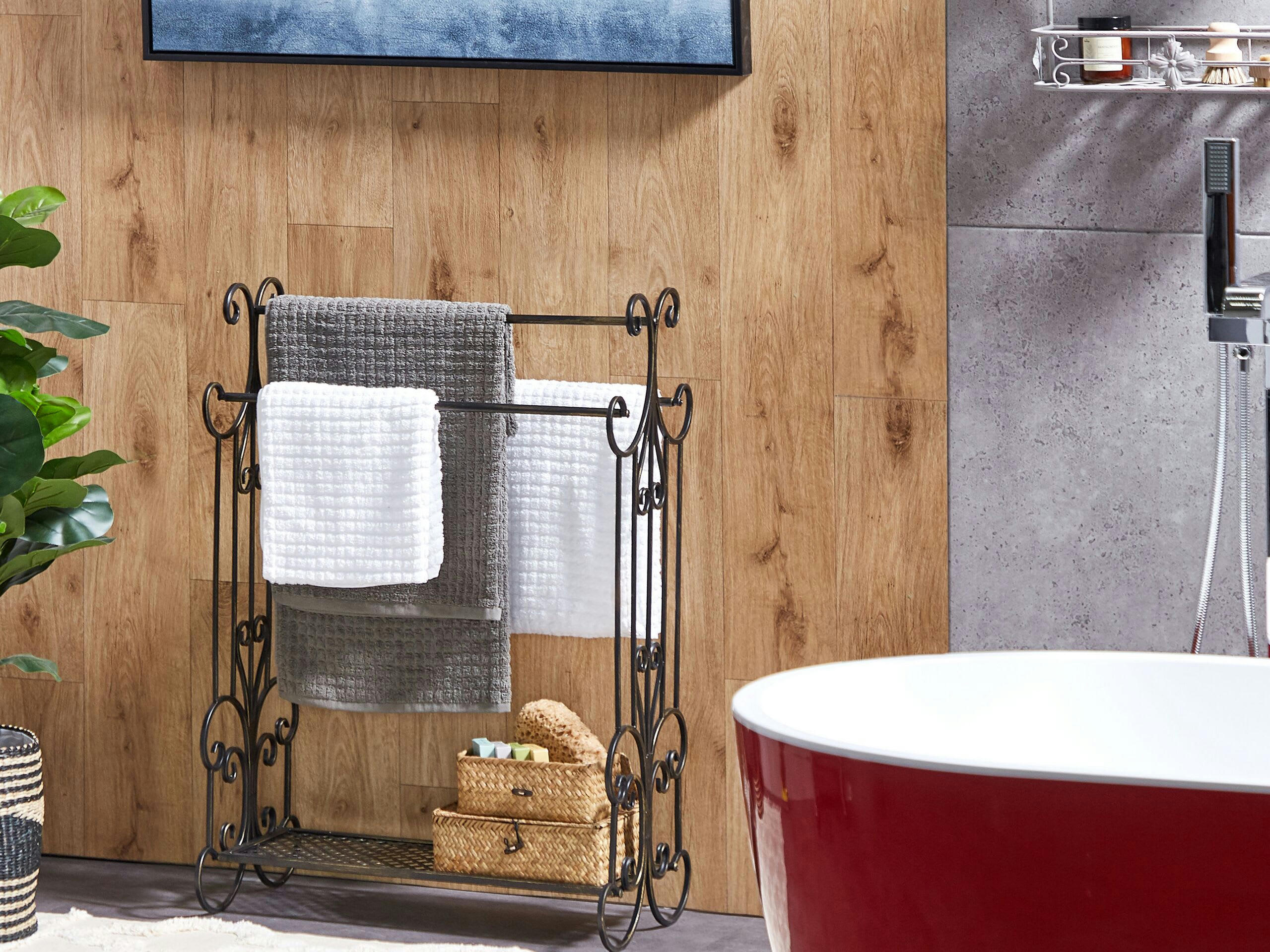 GLADIS - Porte-serviettes 60 x 90 cm noir