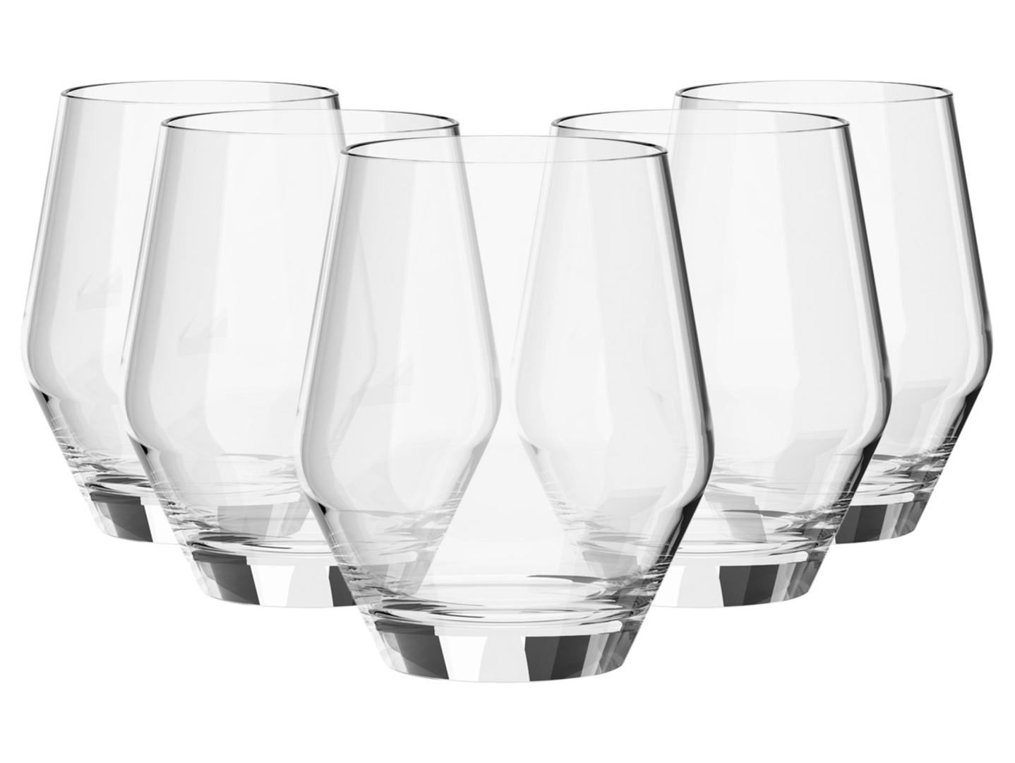 Komplet 6 szklanek do napojów Whisky Ray Krosno 390 ml