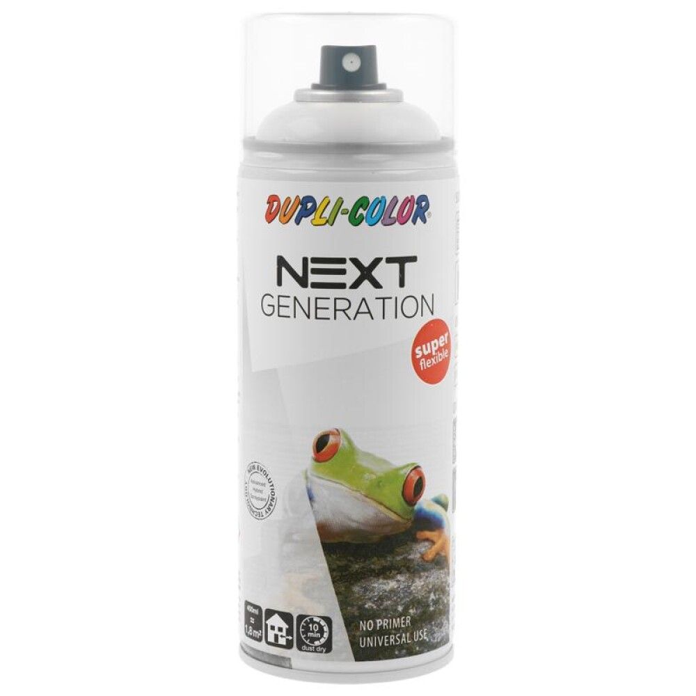 SPRAYMALING DUPLI-COLOR NEXT BLANK REN HVIT 400ML