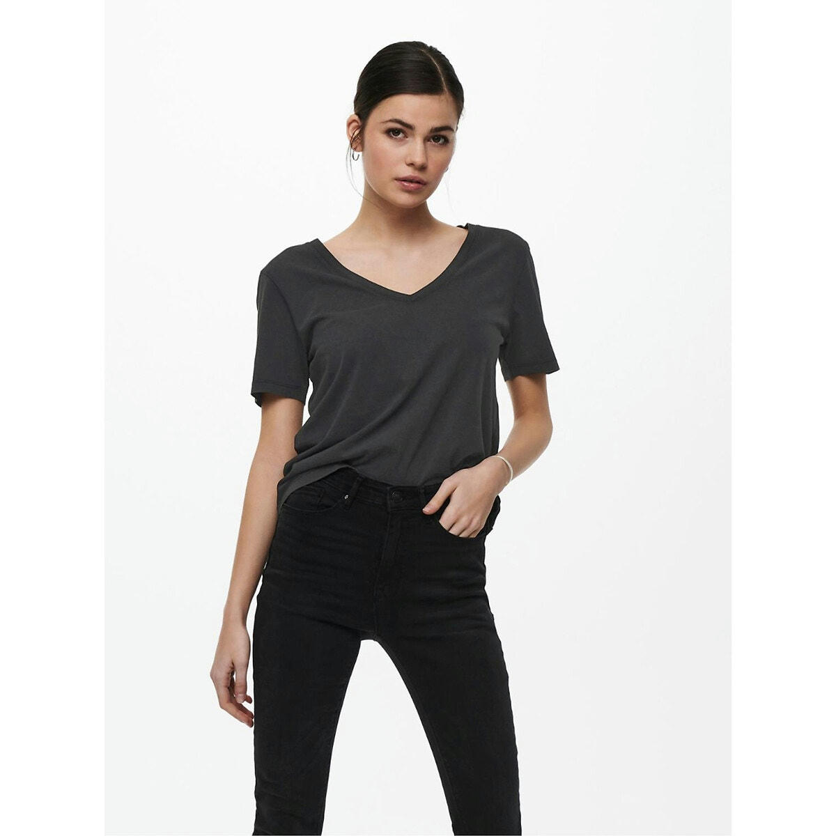 T-shirt col V