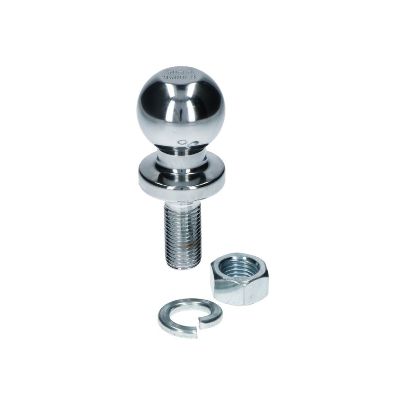 Boule attelage à visser pour remorque 22 x 2,5 mm