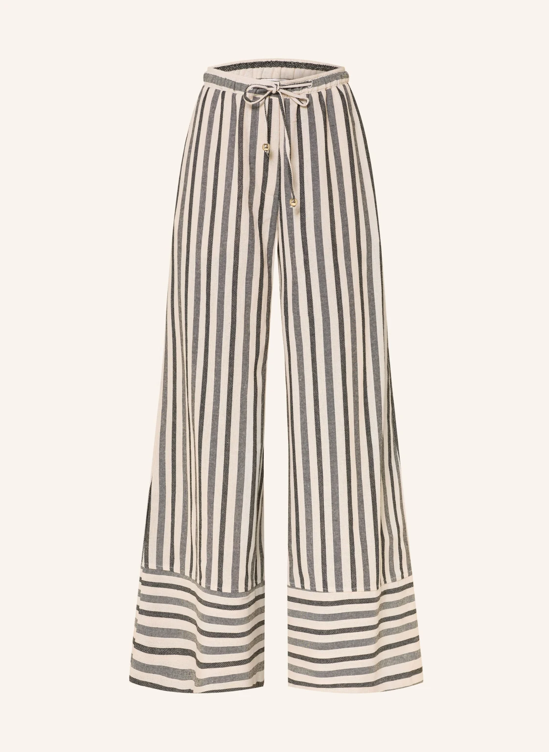 LEZU Marlenehose EMMA mit Leinen