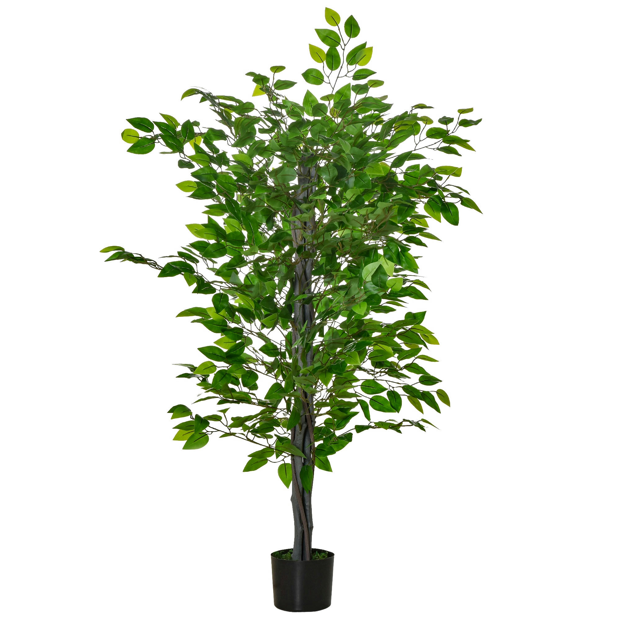 - Plante artificielle ficus H.1,35 m tronc branches liane lichen pot