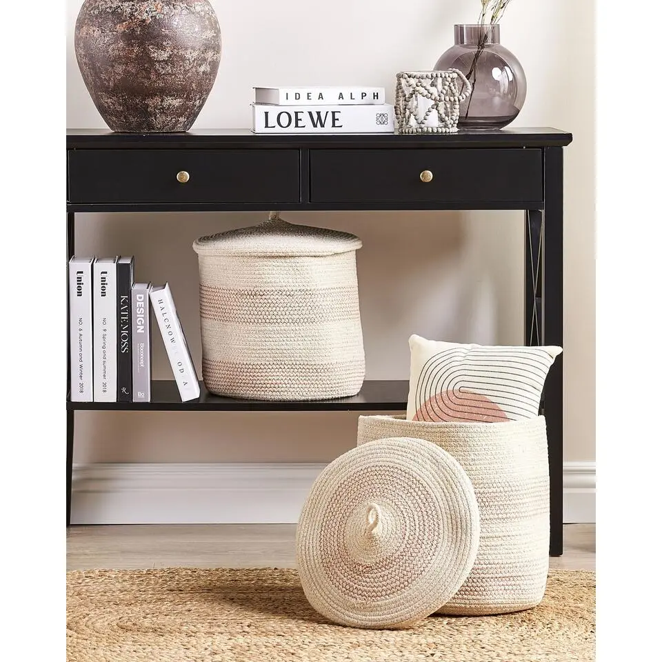 SILOPI - Mand set van 2 - Beige - Katoen