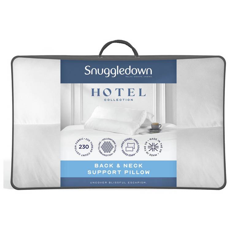 Snuggledown Hotel Collection Back & Neck Support Pillow