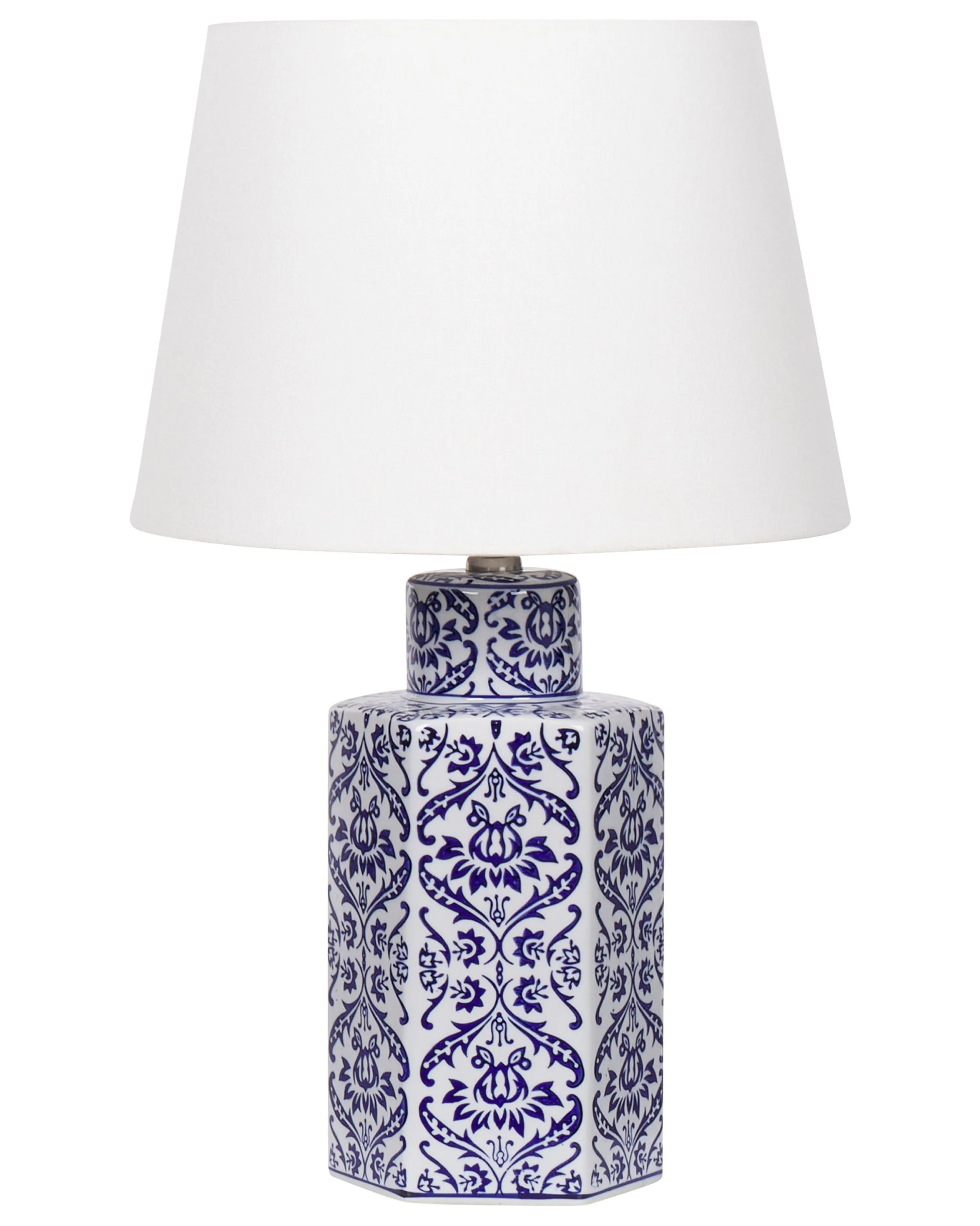 Table Lamp MARCELIN Porcelain White/ Blue