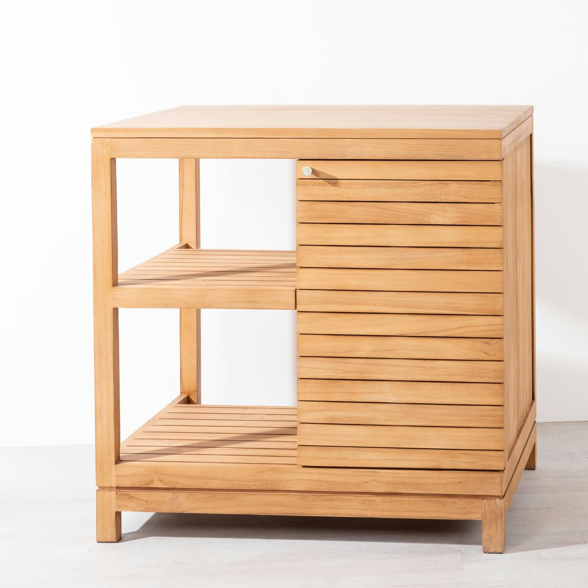 - Meuble salle de bain sous vasque en teck L80cm