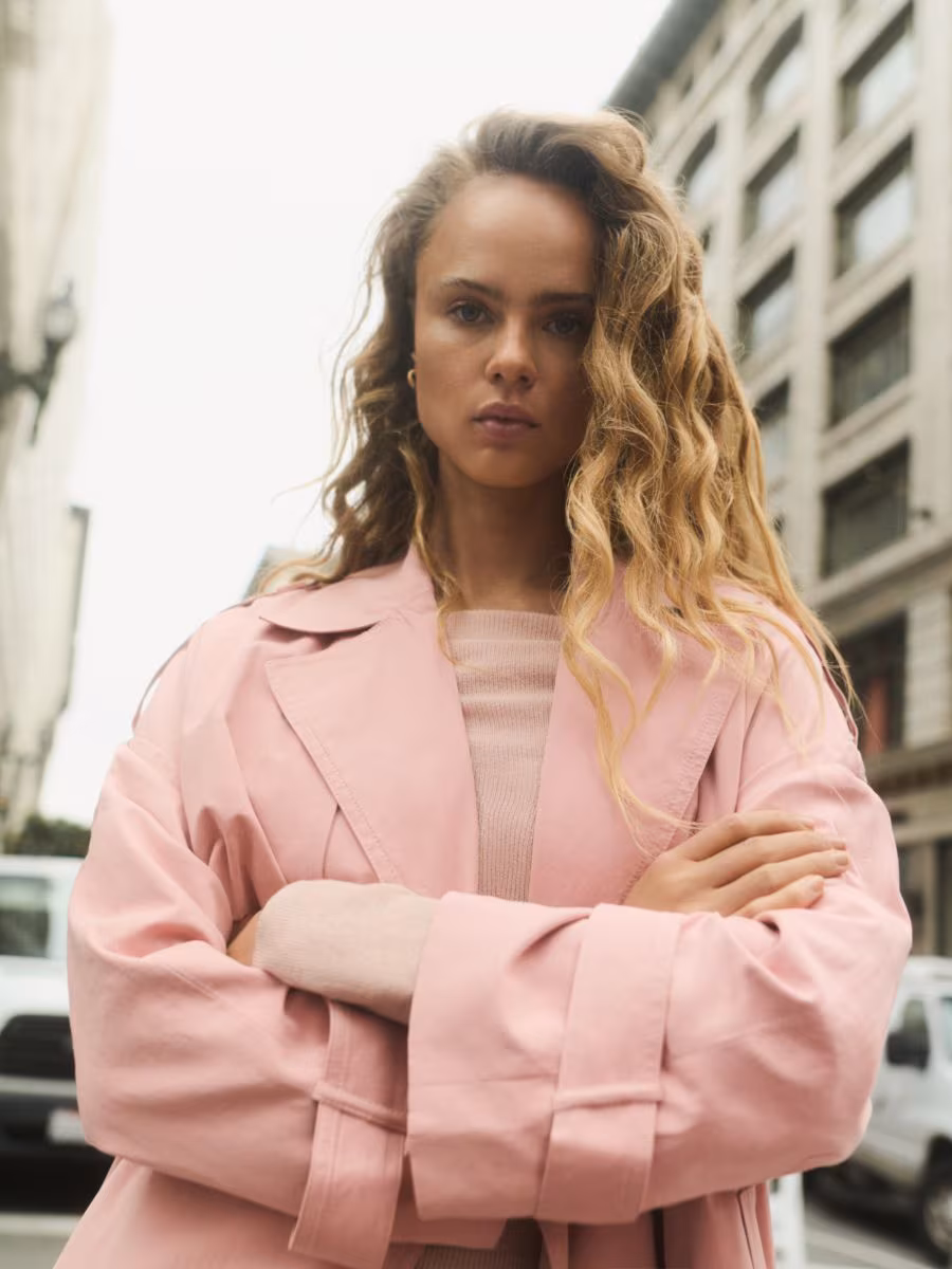 Double Breasted Oversized Trench Coat