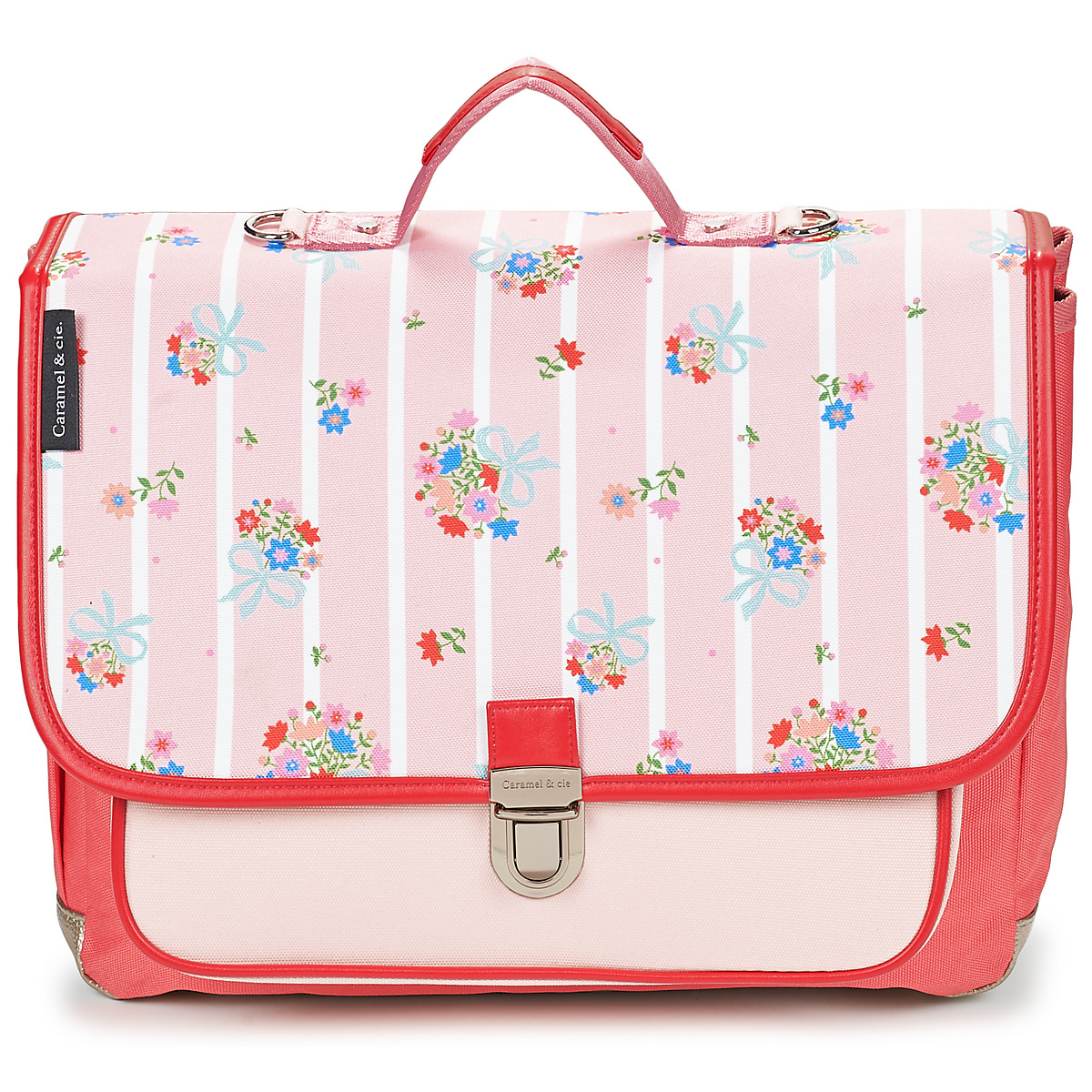 CARAMEL & CIE - CARTABLE 38 CM CORAL BLOSSOM - Pink