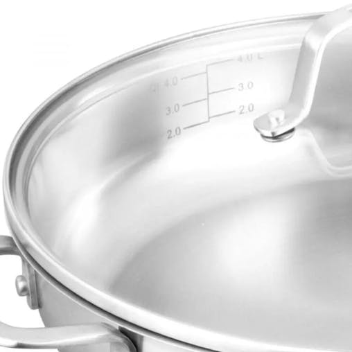 Pyrolux Radius 85 Saute Pan With Helper Handle 32cm / 4.4L
