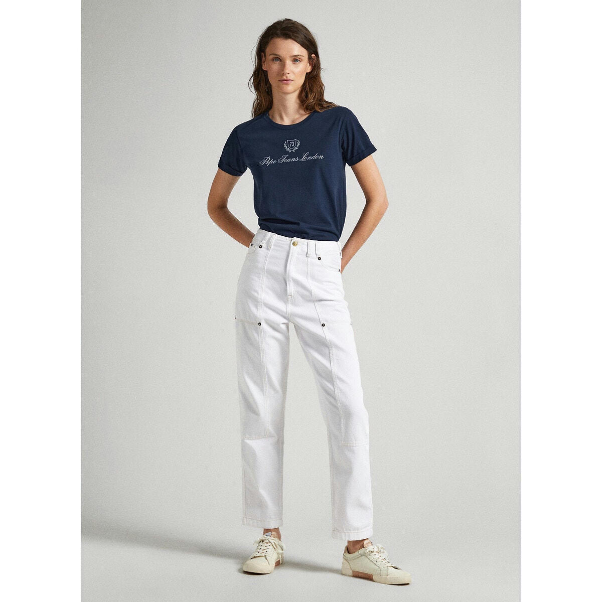 T-shirt manches courtes, motif devant