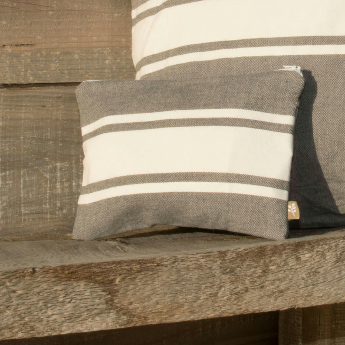 ST TROPEZ - Pochette de plage coton  18x24 gris moyen