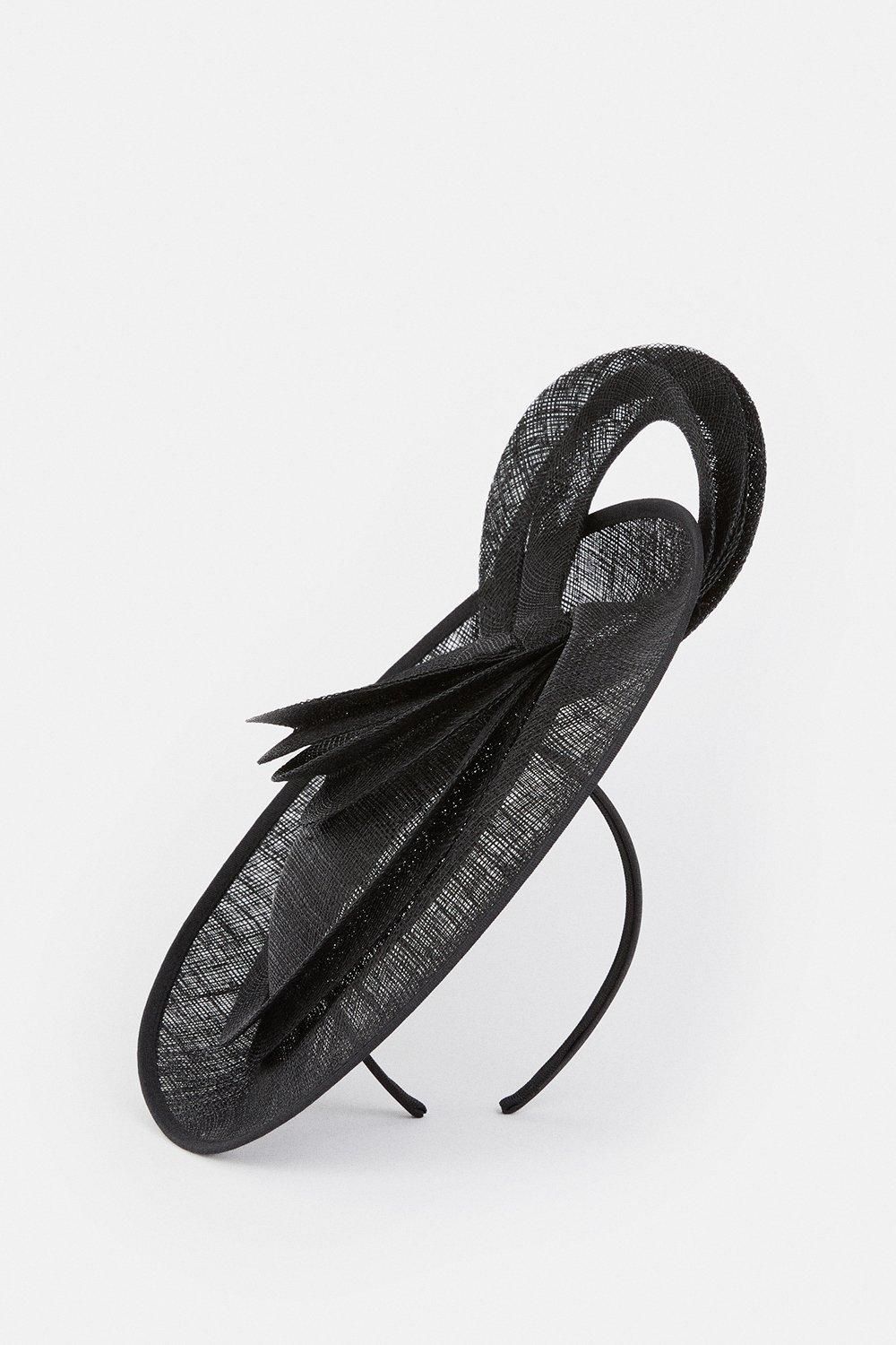 KarenMillen Asymmetric Disc Headband Fascinator