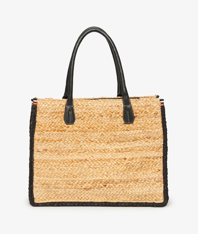 Raffia Luxe Tote Bag