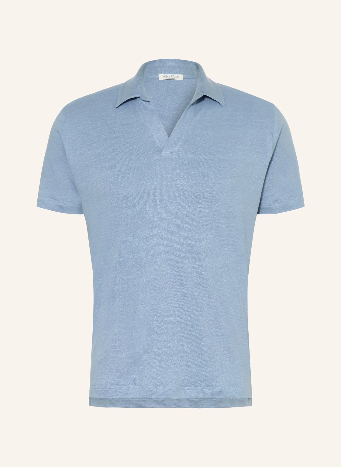 Stefan Brandt Jersey-Poloshirt aus Leinen