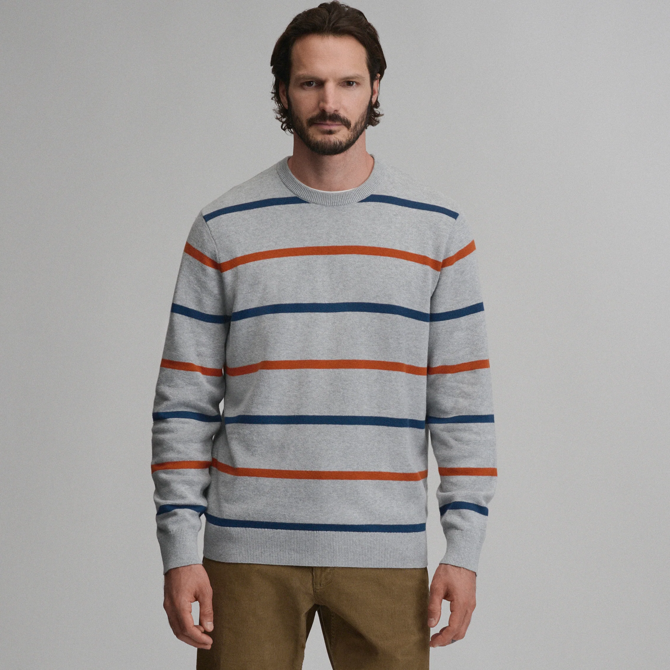 Men's Classic Crew Stripe Sweater