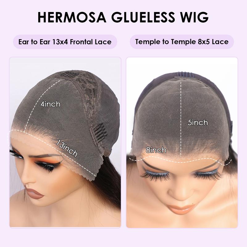 Glueless Curly Lace Front Wig 220% Density Natural Black