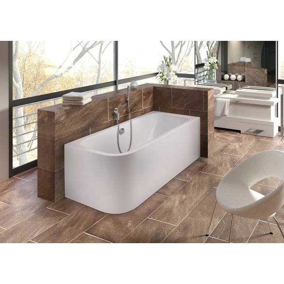 Badewanne »Spirit«, BxHxL: 80 x 46,5 x 180 cm, oval