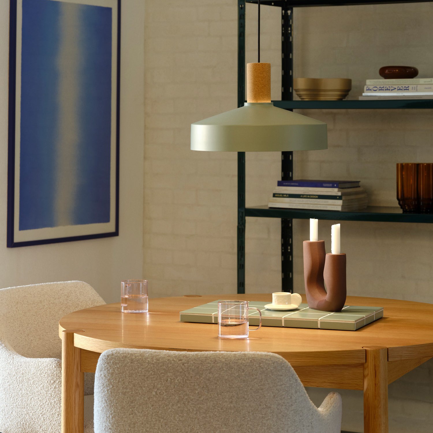 Nordlux Elvas Hanglamp - Dusty Green